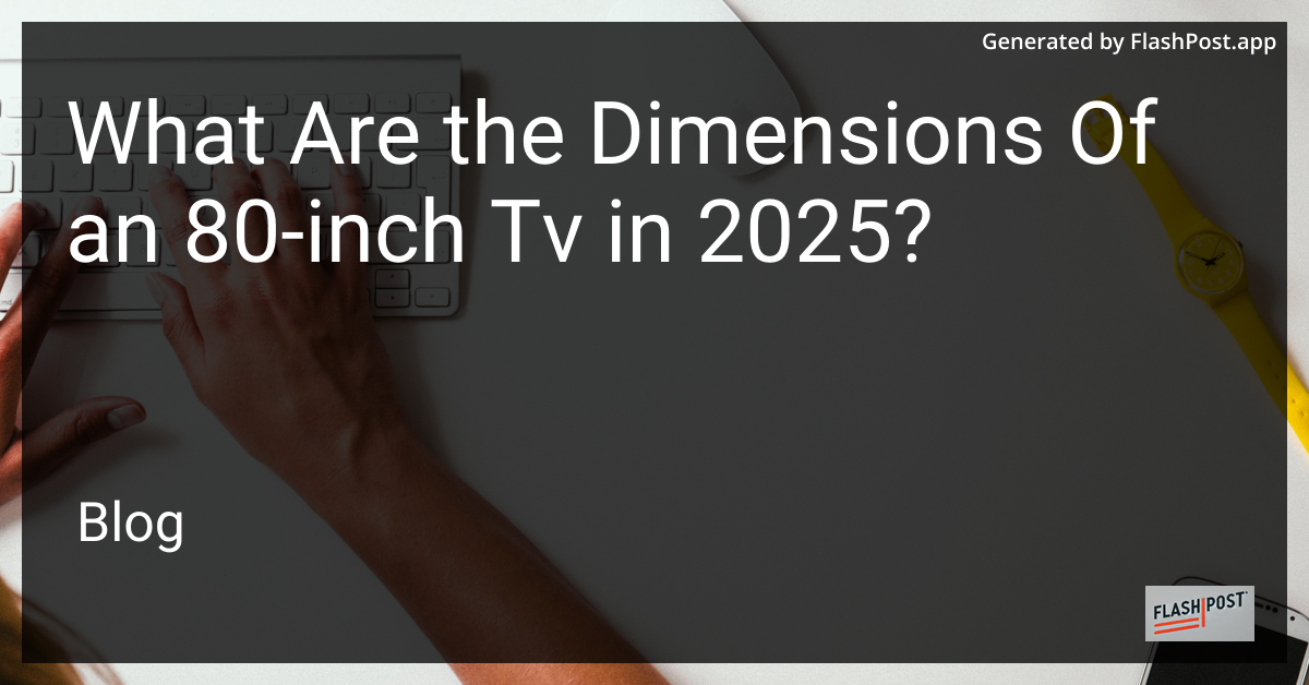 80-inch TV
