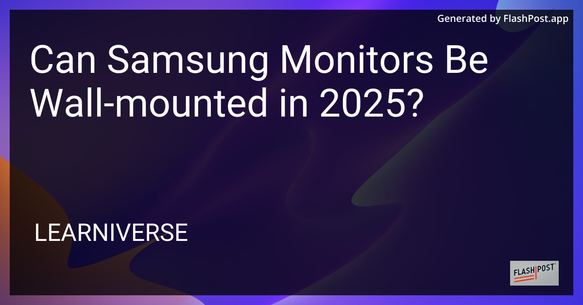 Samsung Monitor