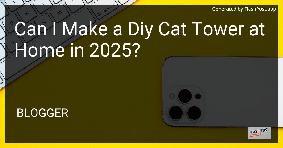 DIY Cat Tower