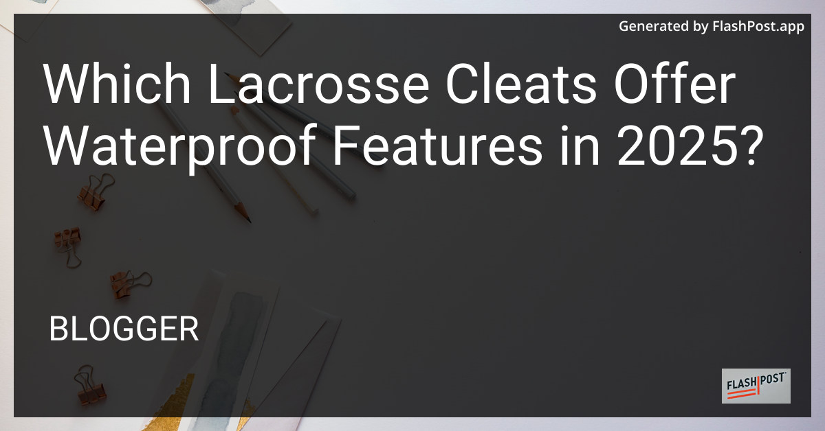 Lacrosse Cleats