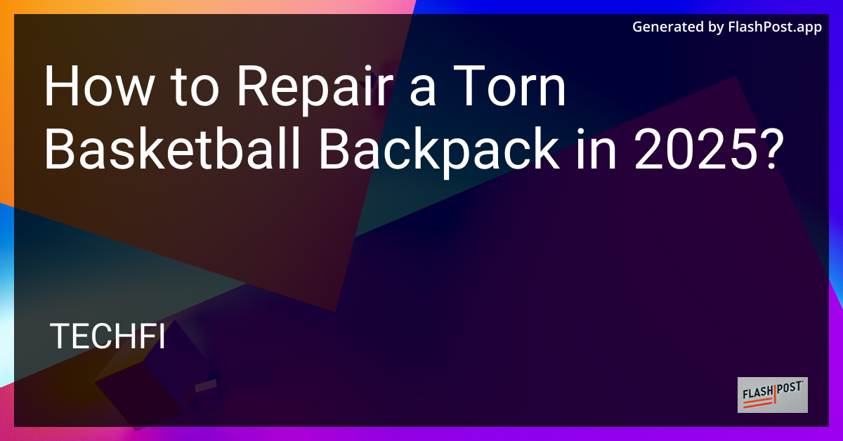 Basketball Backpack