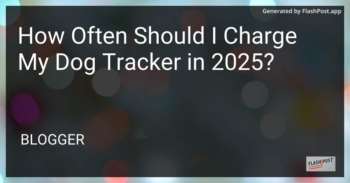 Dog Tracker