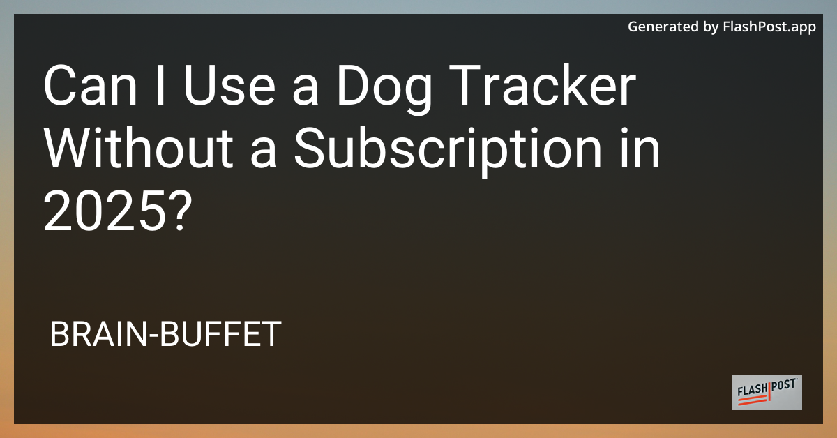 Dog Tracker