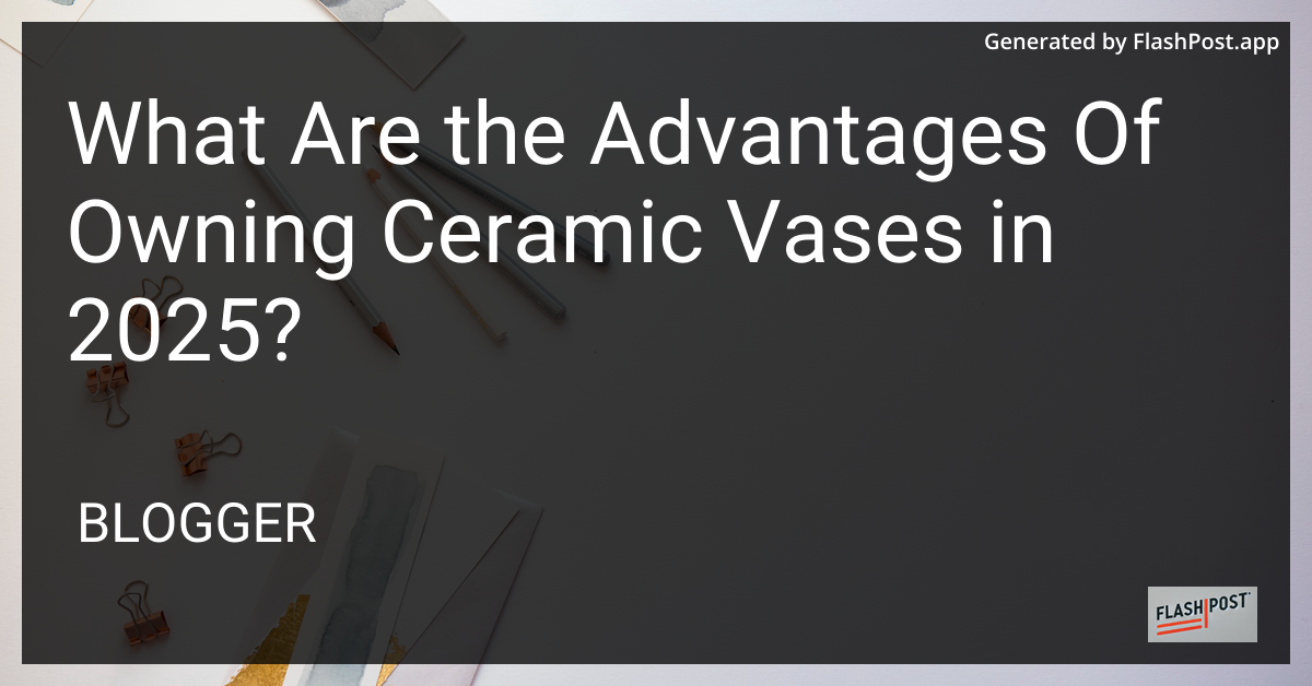 Ceramic Vases
