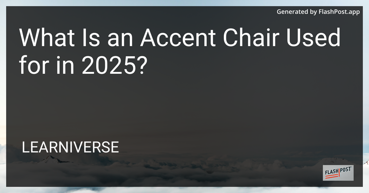 Accent Chair