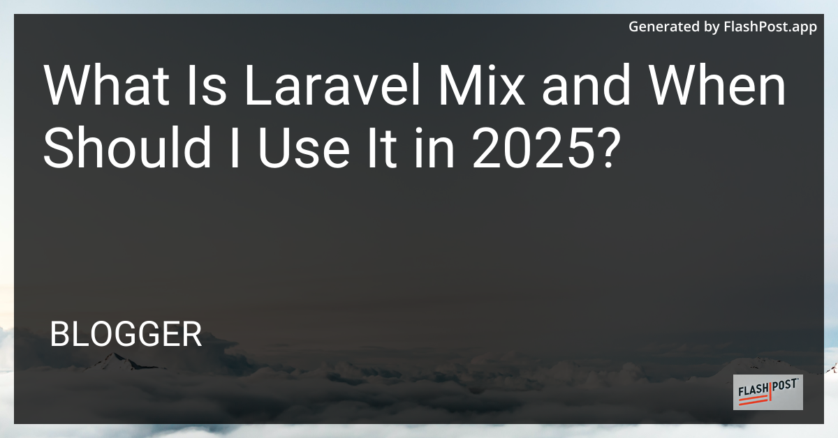 Laravel Mix
