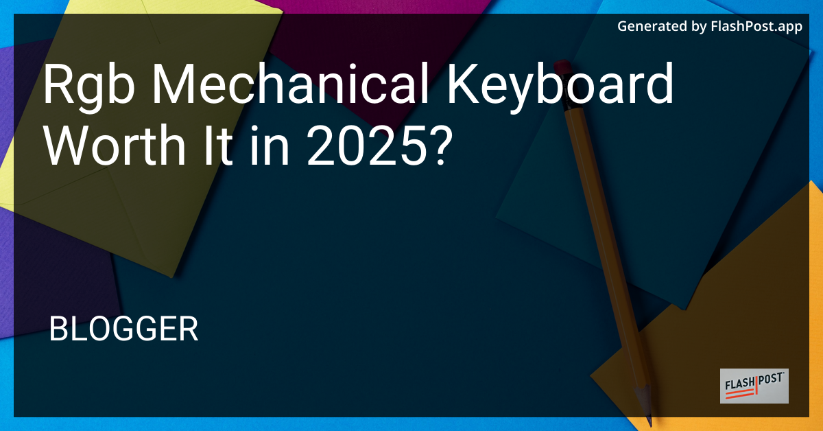 RGB Mechanical Keyboard