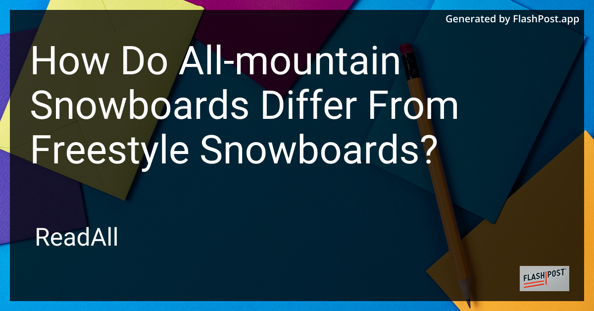 Snowboard in Action