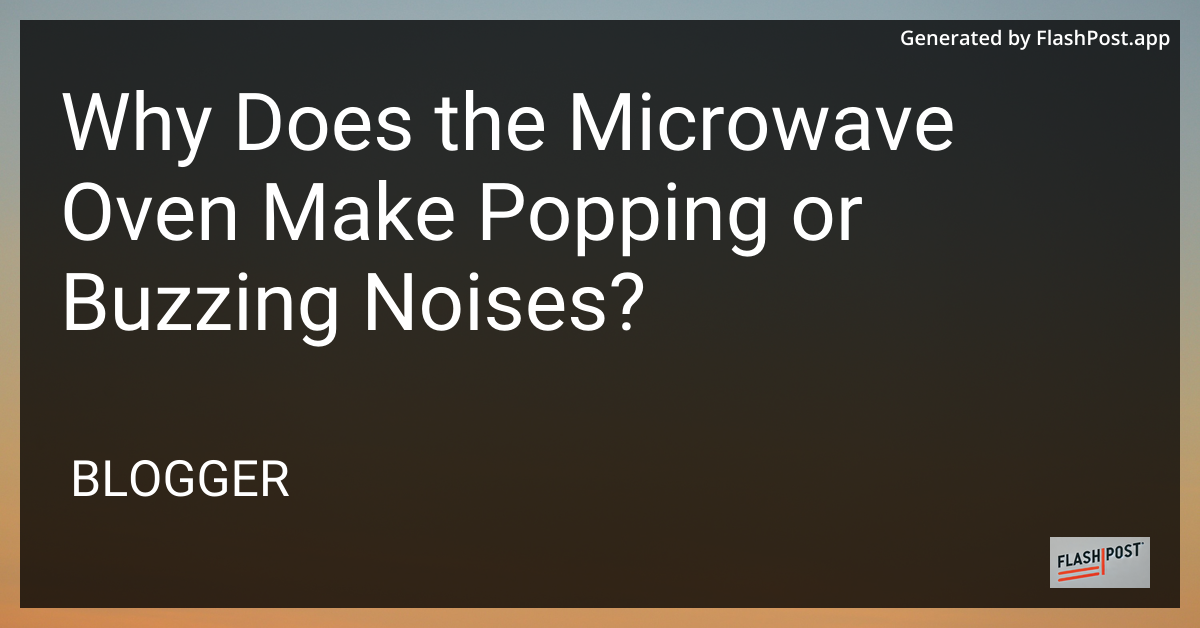 Microwave Oven