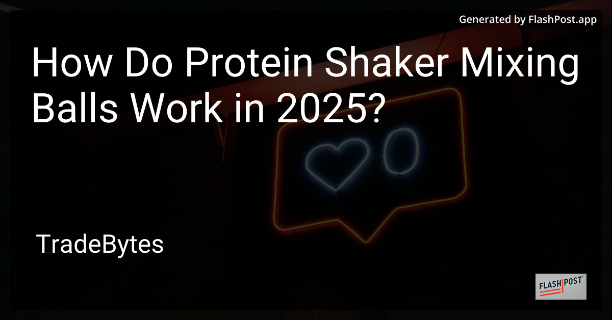 Protein Shaker Mixing Balls