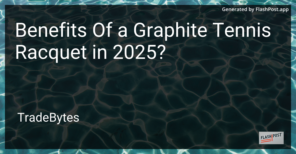 Graphite Tennis Racquet