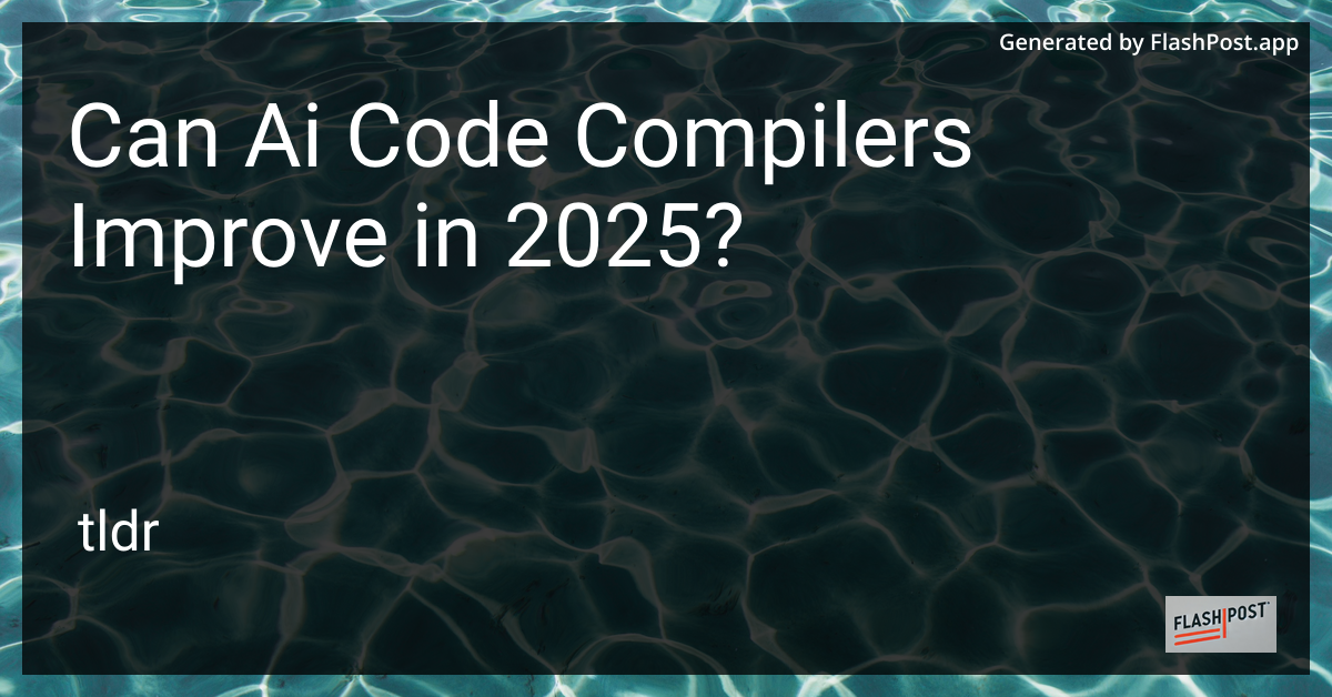 AI and Code Compilers