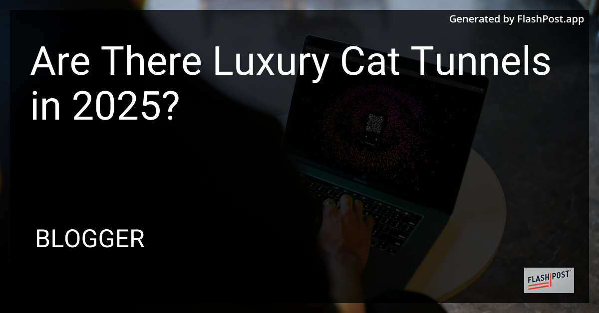 Luxury Cat Tunnels
