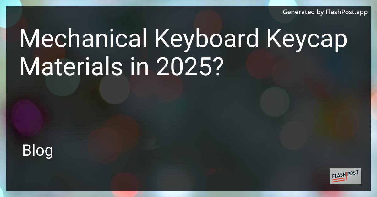 Keycaps Image
