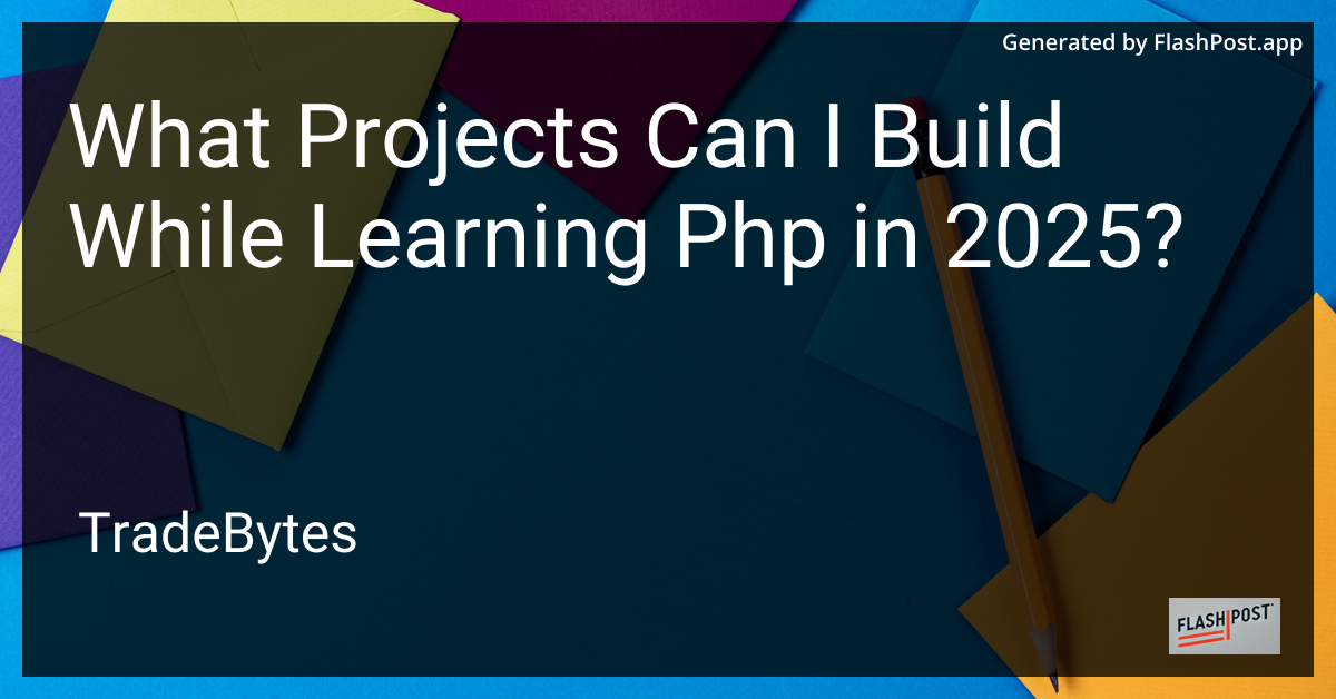 Learning PHP Projects