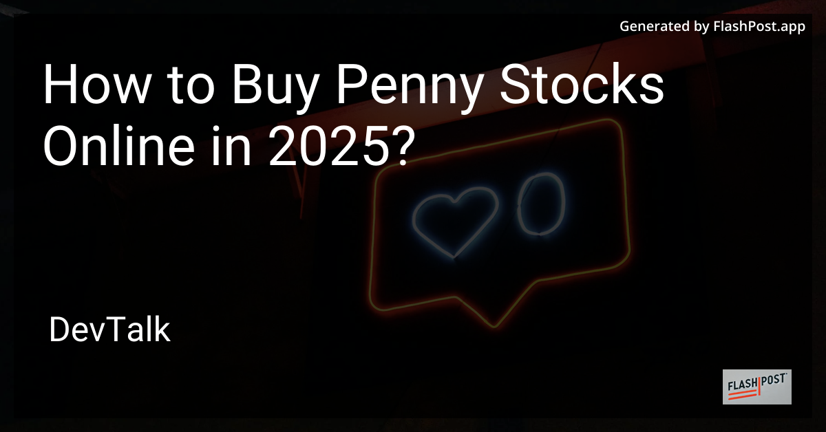 how to buy penny stocks online in 2025?