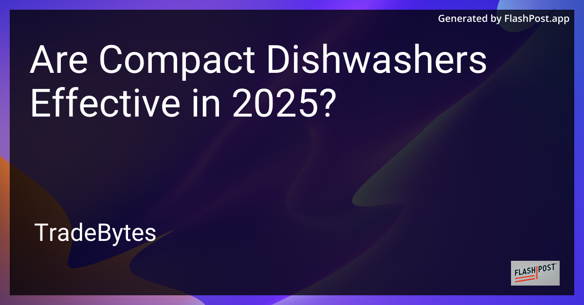 Compact Dishwasher