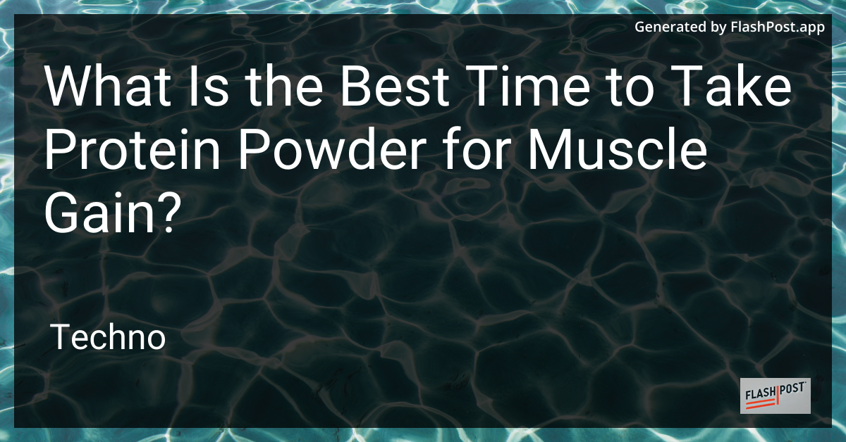 Protein Powder