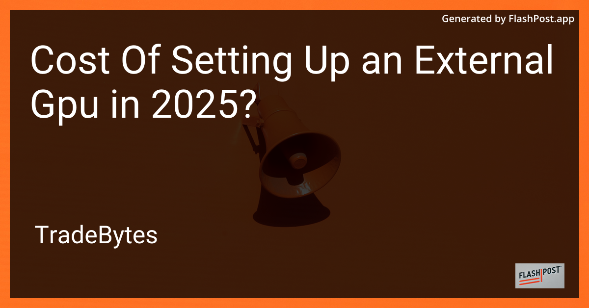 External GPU Setup