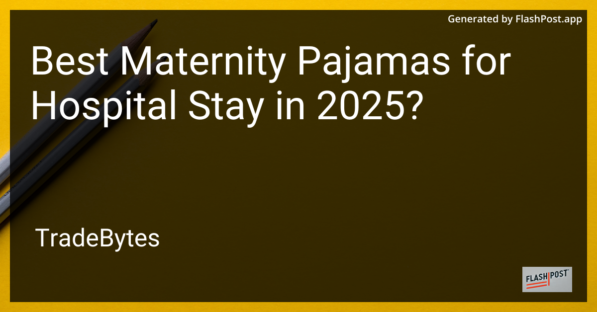 Maternity Pajamas