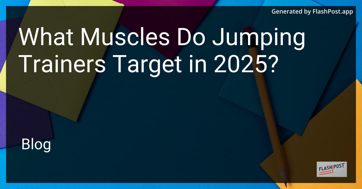 Jumping Trainer Workout