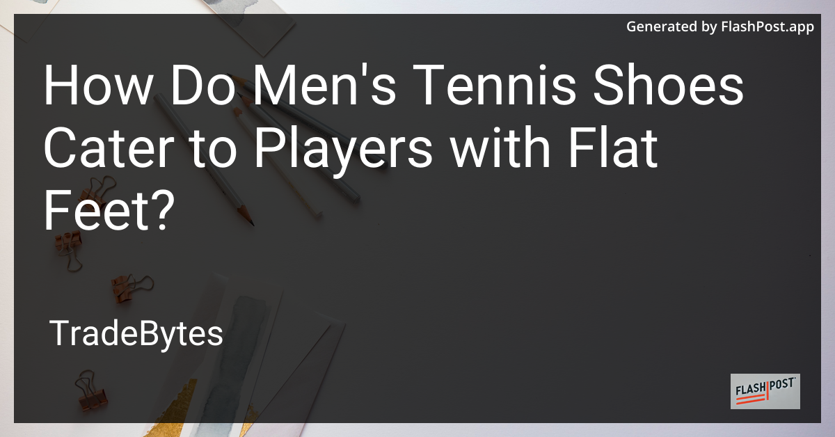 Tennis Shoes for Flat Feet