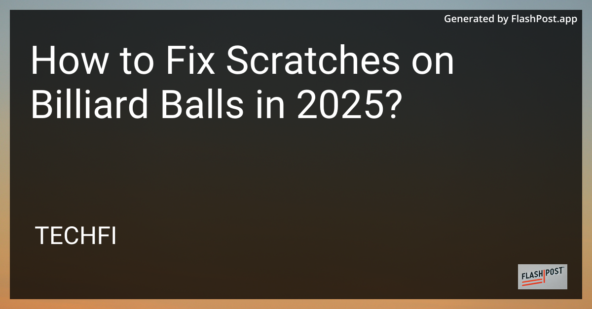 Billiard Balls