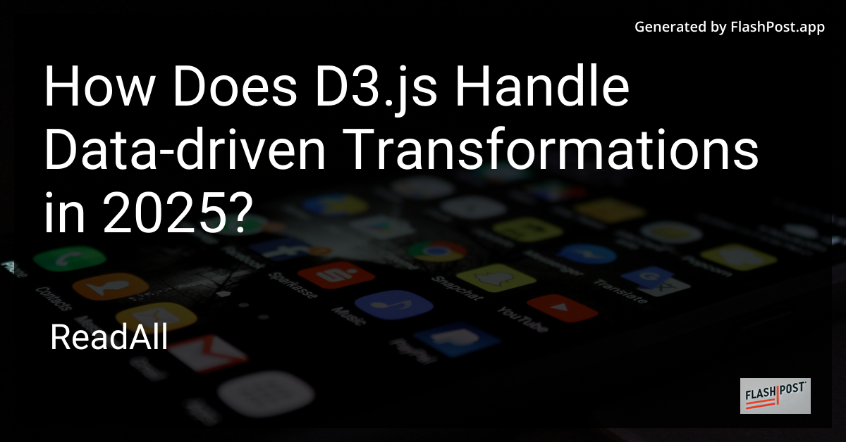 D3.js Data Transformation
