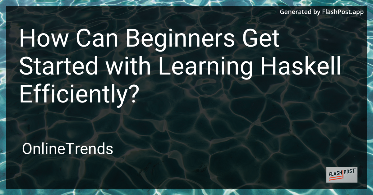 Haskell Programming Language