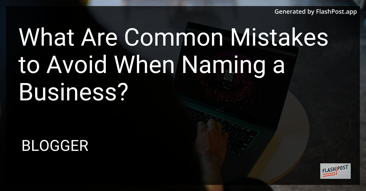 Creative Business Naming