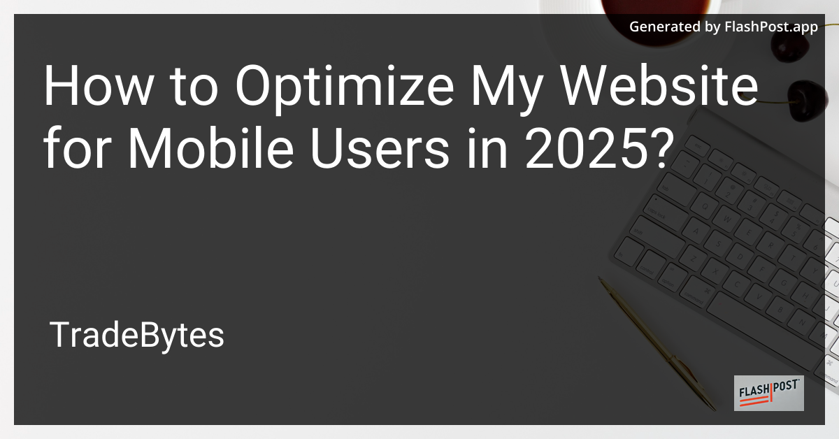 Optimize Your Website for Mobile Users