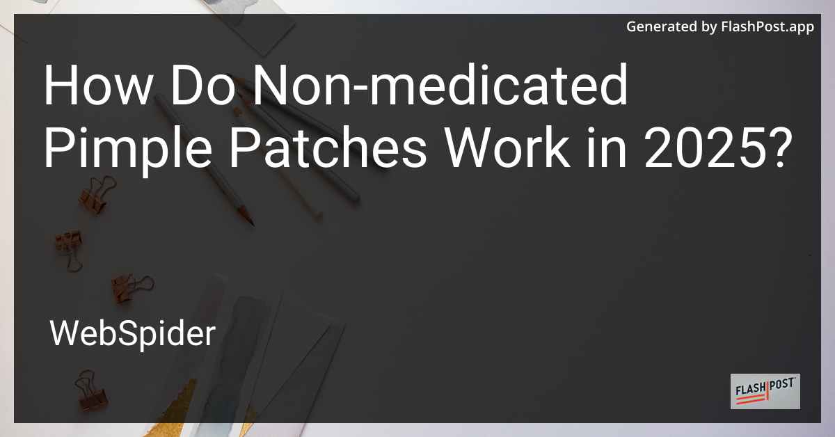 Non-Medicated Pimple Patches