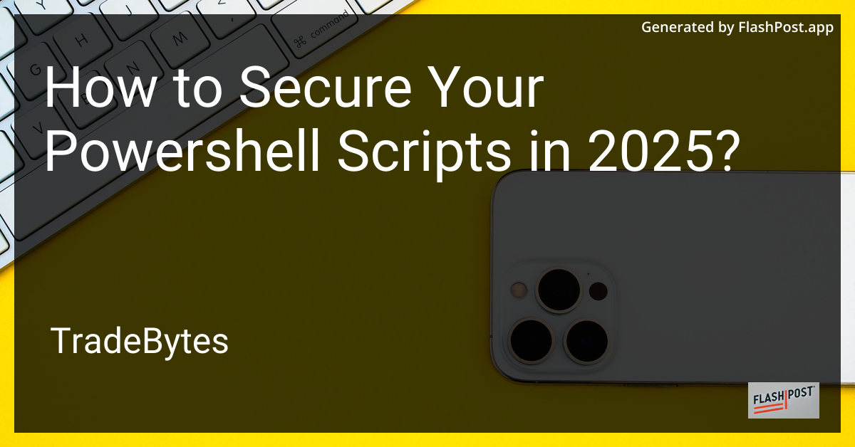 Secure Your PowerShell Scripts