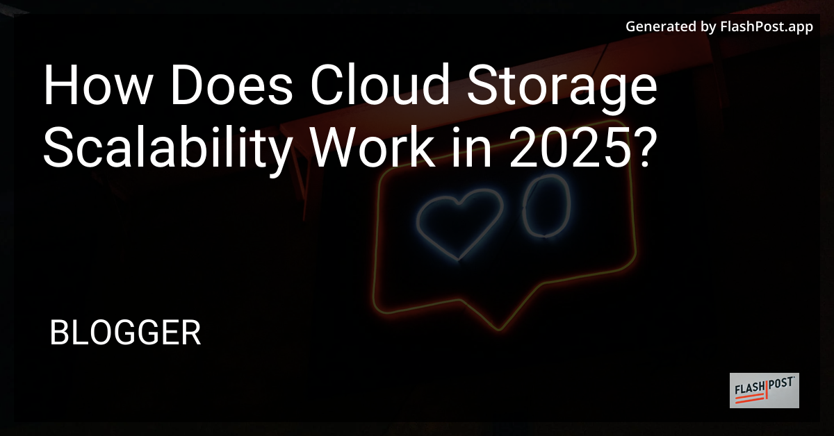 Cloud Storage Scalability