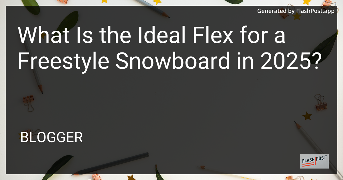 Freestyle Snowboarding