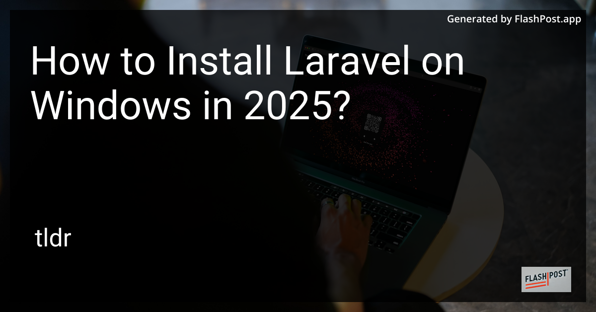Install Laravel on Windows