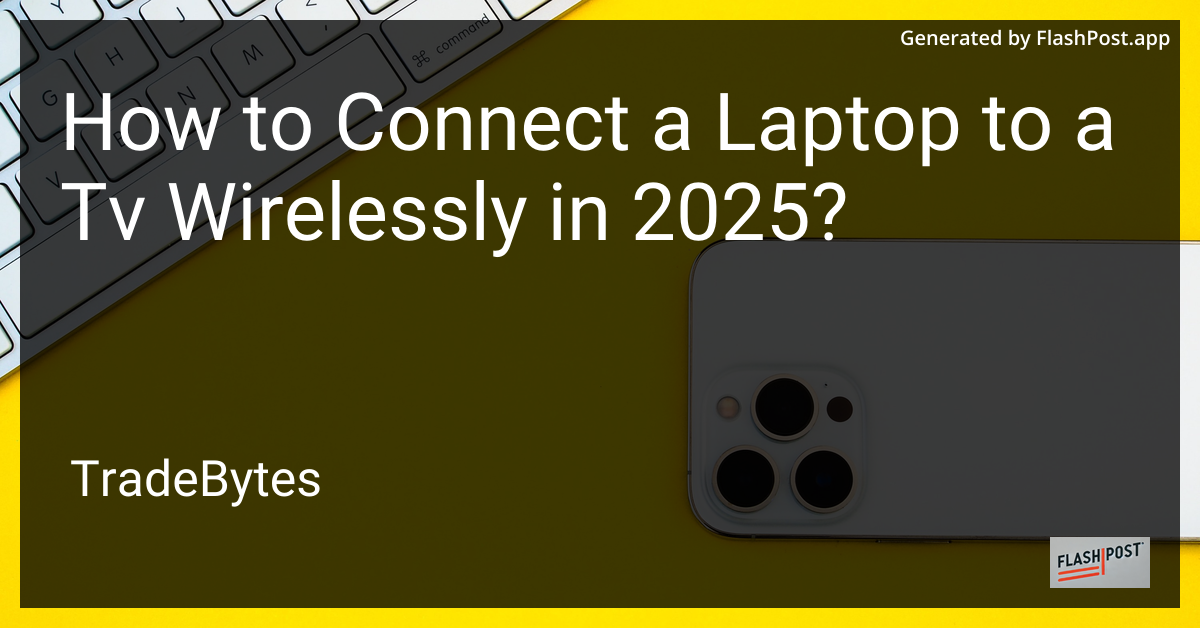 Laptop to TV Connection