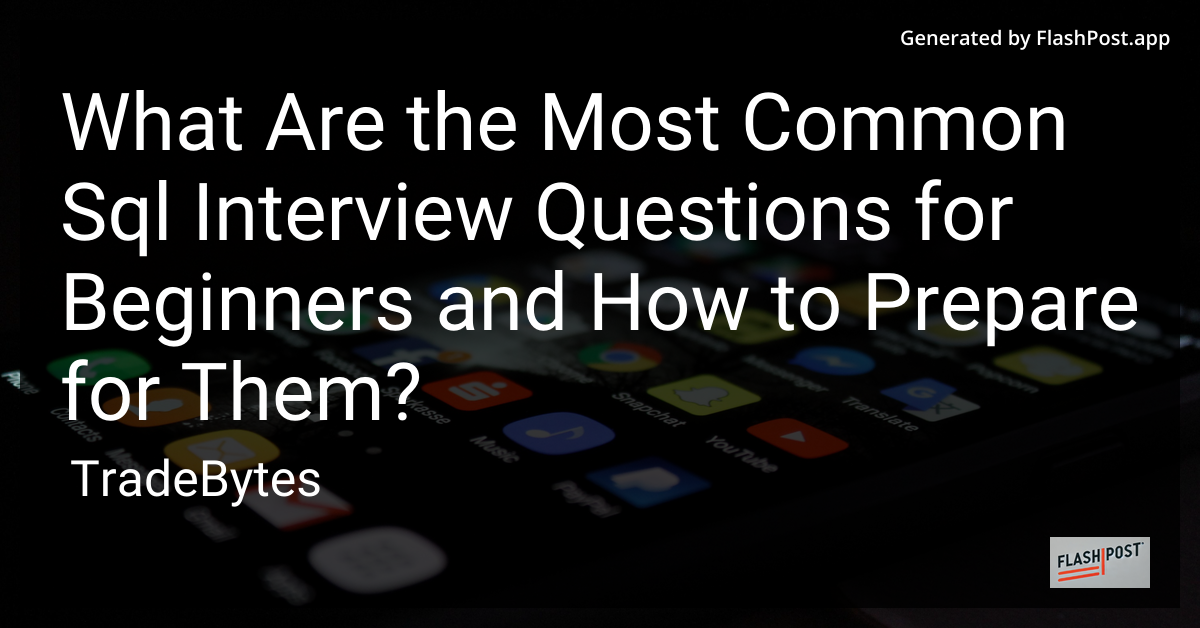 SQL Interview Questions