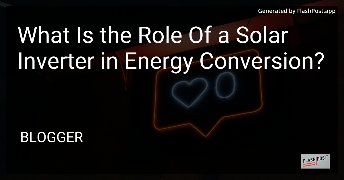 Solar Inverter