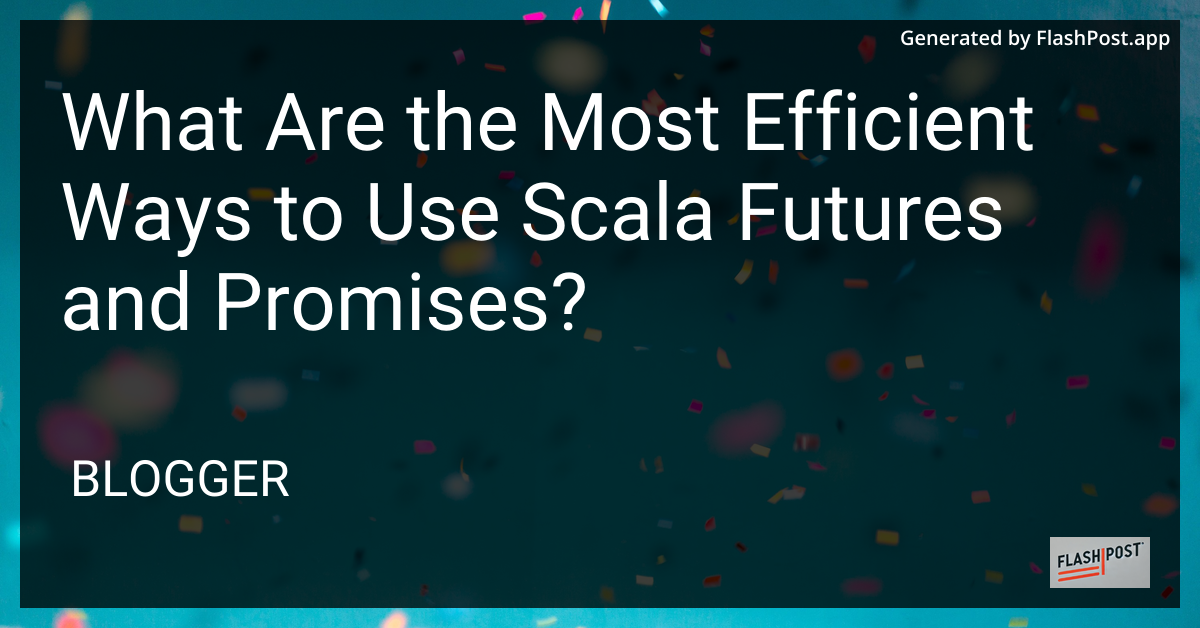 Scala Futures and Promises