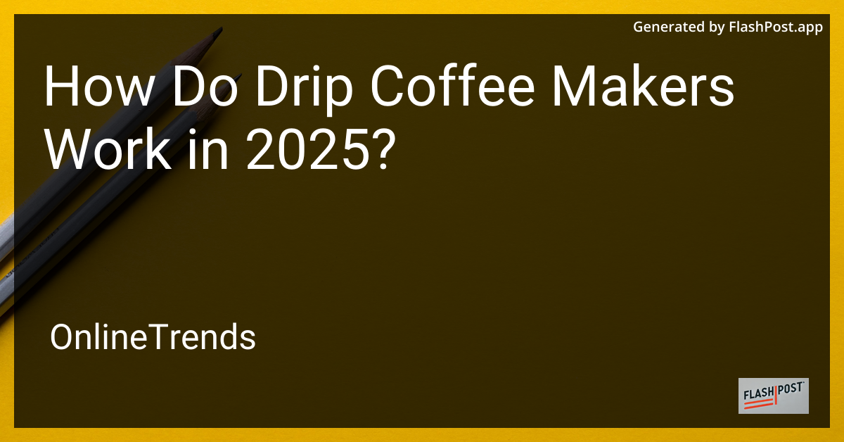 Drip Coffee Maker
