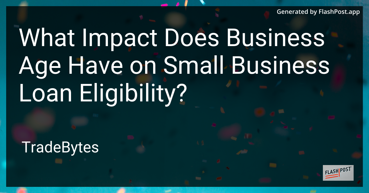 Small Business Loan Eligibility