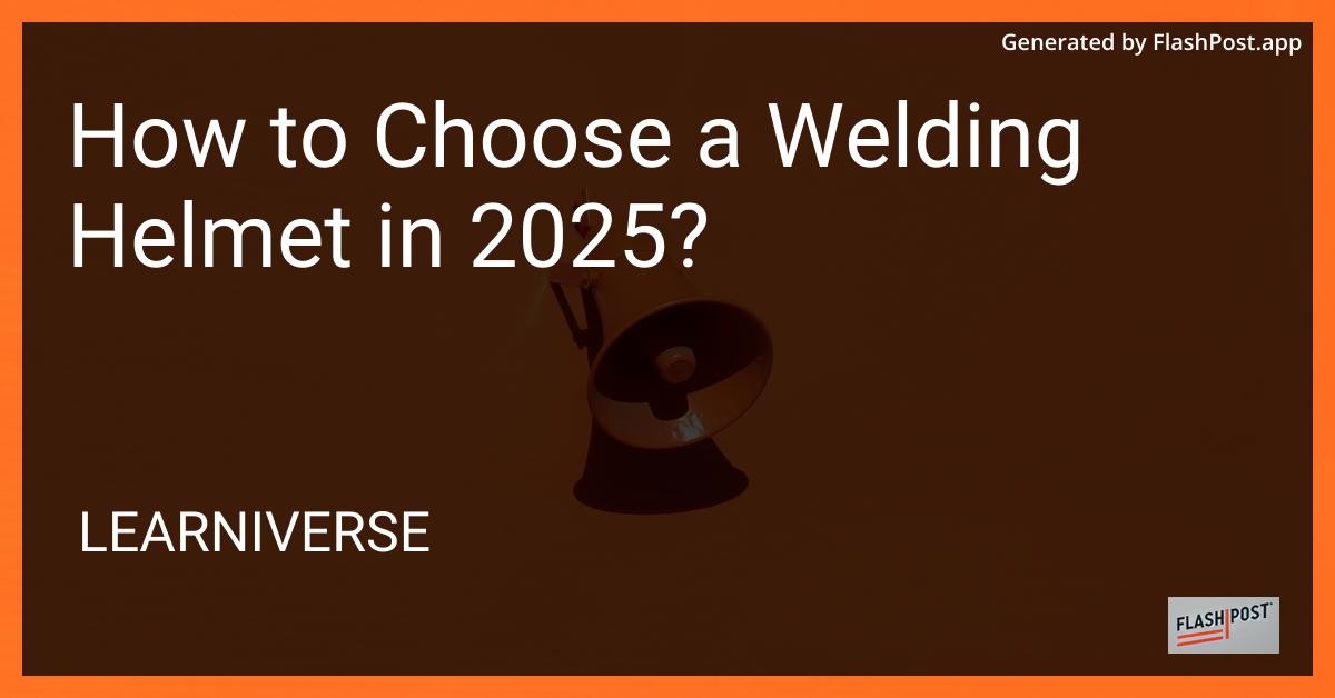 Welding Helmet