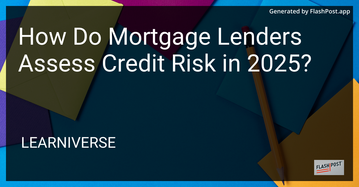 Mortgage Assessment