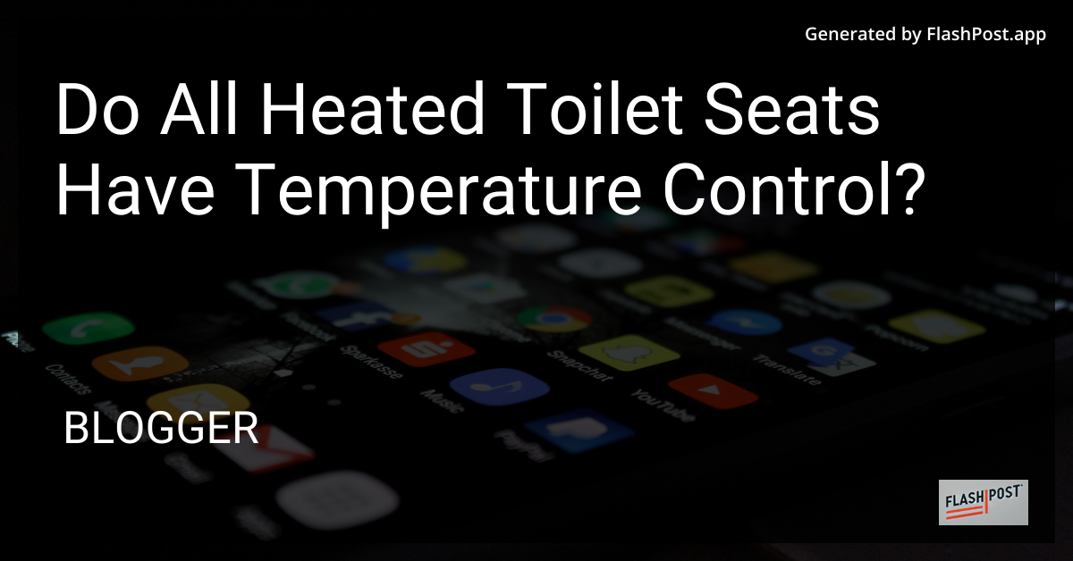 Heated Toilet Seat
