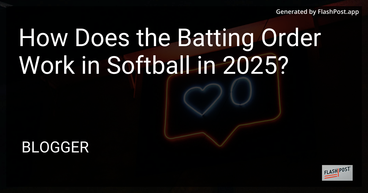 Softball Batter