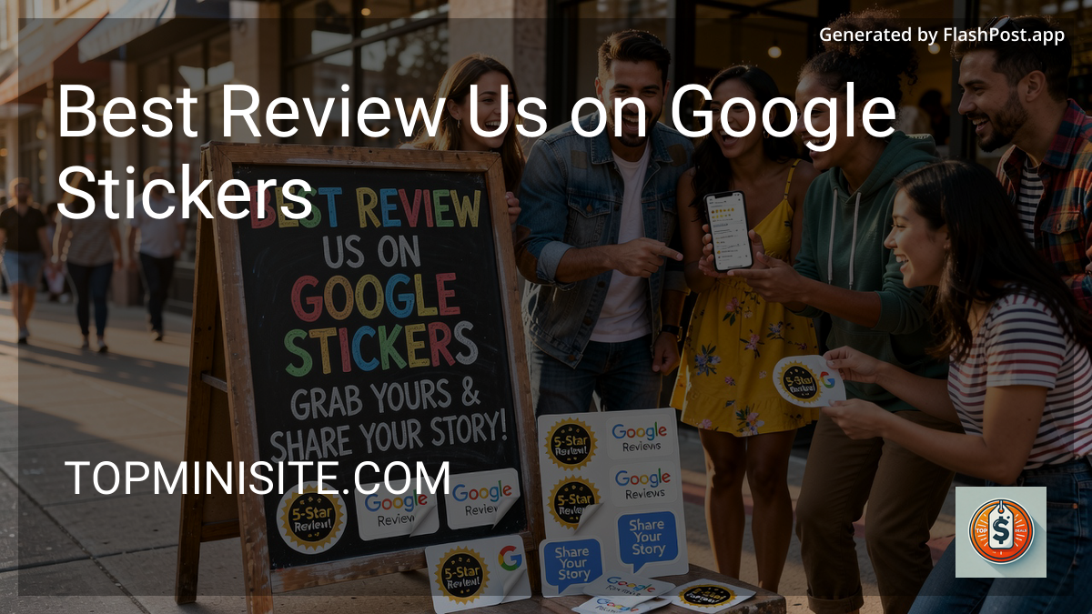 4 Best Review Us on Google Stickers in 2026