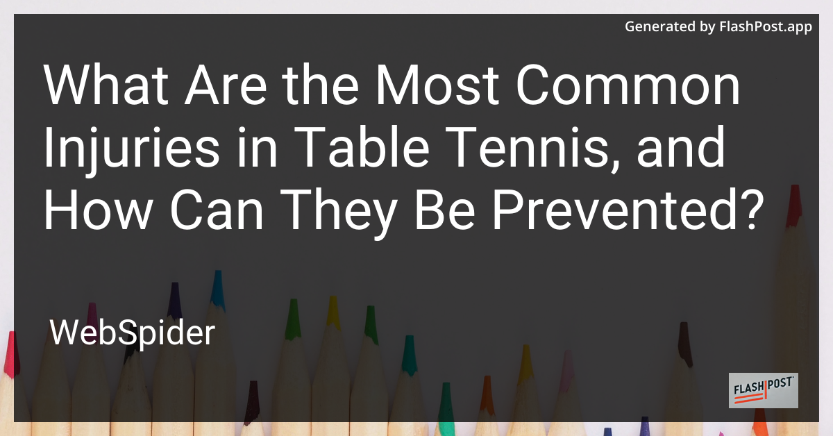 Table Tennis Player