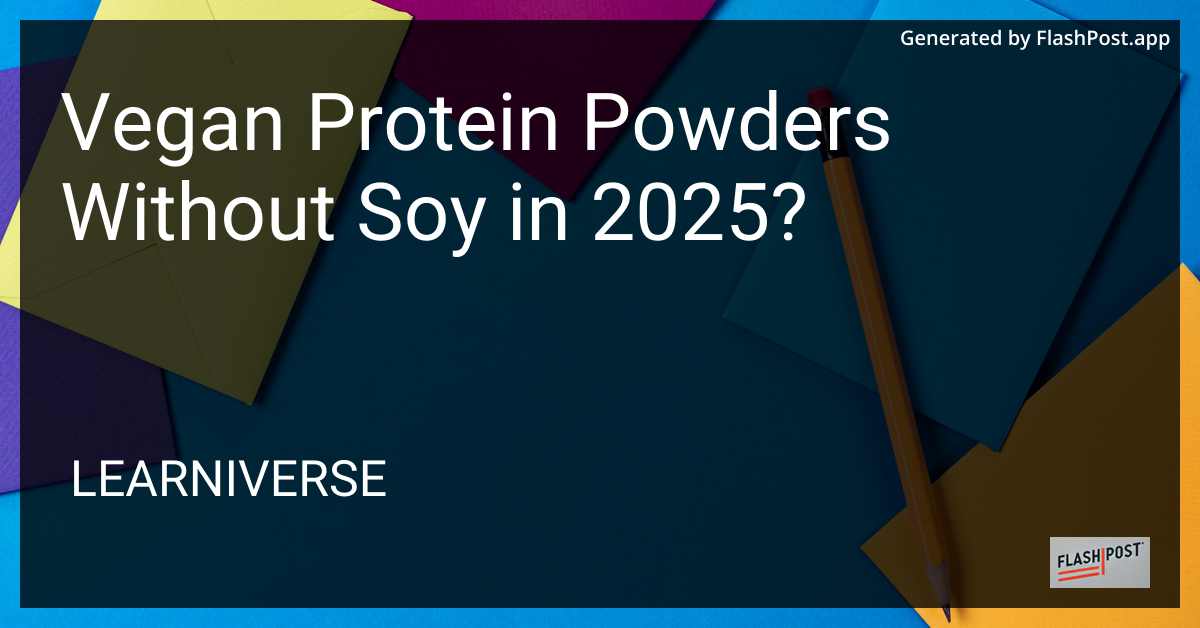 Vegan Protein Powders