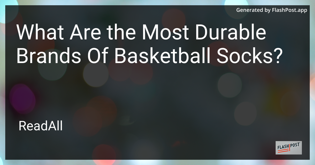 Basketball Socks